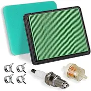 Drblawi Compatible with GCV160 Air Filter Tune Up Kit for Honda GCV190 GC190 GC160 GX100 Engine HRC216 HRR216 HRR2169VKA HRX217 Lawn Mower, Replace GCV160 Spark Plug 17211-ZL8-023 Air Cleaner