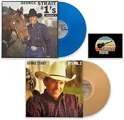 #1's George Strait Complete Colored Limited Edition Collection: Volume 1 (Blue) / Volume 2 (Gold) / + Including Bonus Art Card