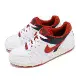 Nike 休閒鞋 Full Force Low Mystic Red 男鞋 白 紅 復古 皮革 低筒 FB1362-102