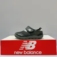 在飛比找蝦皮購物優惠-New Balance NB 208 小童 黑色 魔鬼氈 透