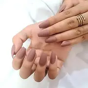 Ethnic Choice Matte Finish Press On Nails,Set of 20 “Unbreakable” and Thin as Natural Nails, Made of Korean ABS Material (013)