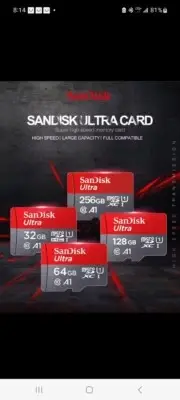 SanDisk 64gb 140mb Microsdxc Uhs-1
