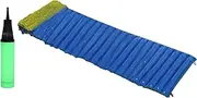Camping Air Bed - Air Mattress | Portable Sleeping Mat | Foldable Blow up Bed | Sleeping Inflating Camp Bed | Quick Inflation Camp Pad with Air Pump | Memory Foam Airbed Topper for Hiking & Outdoor