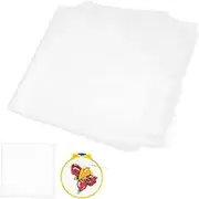 FIXOSHEE 20Sheets Water Soluble Embroidery Paper Tracing Film for Easy Designs Quick Dissolving Water Transfer Paper for Sewing and Craft Projects