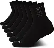 [Reebok] Women's Socks - Cushion High Quarter Cut Socks (6 Pack)