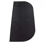 US (Black 50x100cm/19.7x39.4in)Fire Pit Mat Insulated Fireproof Heat Resistant