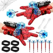 Spider Launcher Glove, Set of 2 Hero Launcher, Super Spider Launcher, Kids Spiderm Hero Gloves, Spider Web Shooter, Wrist Toy Set, Cosplay Glove Launcher