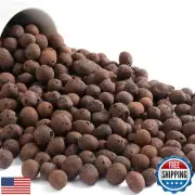 Boniosz 2 Liters Leca Expanded Clay Pebbles 0.4''-0.7'' Grow Media Porous Sto