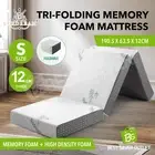 Single Foam Mattress Trifold Sofa Bed Folding Camping Floor Portable Mat 12CM