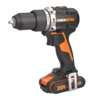 Drill Driver With Percussion Worx WX352 20V Battery And Charger Included