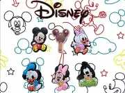 Set Of 6 Baby Micky & Minnie Mouse Clogs Charm
