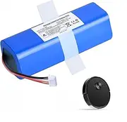 Vacuum Cleaner Accessories. 14.4V 5200-6800mAh Lithium-ion Battery. Compatible for Ecovacs Deebot X1 Ozmo T5 T8 T9 950 DX9G DX93 DX96 DLX11-54 Robot Vacuum Cleaner(9800mAh)