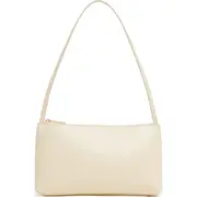 Mansur Gavriel Gaia Leather Shoulder Bag in Crema at Nordstrom One Size