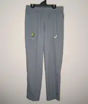 Authentic Asics Cricket Australia Men's Pants XL BNWT Grey Zip Pockets