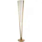 Fiorentino Vicenza 3 Light Natural Timber Floor Lamp