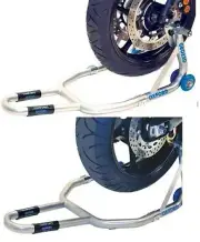 Oxford Premium Front & Rear Motorcycle Paddock Stand Set (OX282 & OX281)