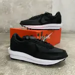 【正品】SACAI X NIKE LDV WAFFLE "NYLON" BV0073-002 黑色 皮革