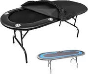 Poker Table Covers Weatherproof Poker Table Cover Waterproof & UV Resistant 96 x 44 in Game Table Cover 420D