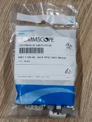 Krone/Commscope Jack 8P4C RJ45 - Pack 10 (Brand New) 6467 1 105-00