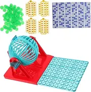 BESPORTBLE Mini Bingo Game Machine Handheld Toy Interactive Plaything Fun Party Game for Boys and Girls