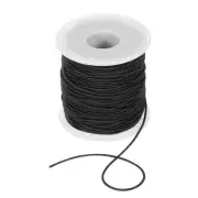 1.2mm 54 Yards Elastic String Cord Elastic Thread Beading String Cord, Black