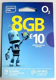 O2 UK Pay As You Go Sim Card (BB10, GSM, Triple Cut: Standard/Micro/Nano)
