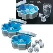7 Shape Dice Silicone Ice Tray Mold Game Dice Mini Ice Cube Trays with Lids LOVE