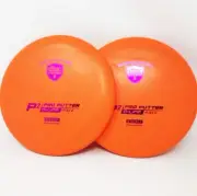 Twin Set of (2) Discmania D-Line Flex-2 P2 174g Orange Discs FREE SHIPPING 2