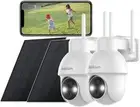 【2K】 Solar Security Cameras Outdoor Wireless, 2 Pack Outdoor Camera Wireless ...