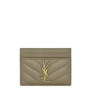 cassandre card case in lambskin One size Gray