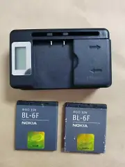 BL-6F + LCD Charger for Nokia N78 N79 N95(8G) 6788 6788I