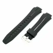 Genuine Casio Watch Band + Pins for EDIFICE EFA-128-1AV EFA-128-7AV Black Strap