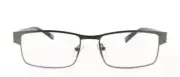 Foster Grant Men's +1.50 Leo Gun Reading Glasses With Stripe Case New