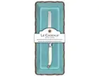 Le Cadeaux Antiqua Baguette Tray With Break Knife, Turquoise