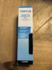 Top Fin Aquarium Blue T10 Incandescent Bulb 25 Watt 1 Count