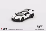 1:64 Bugatti Chiron Pur Sport -- White -- Mini GT MGT00569