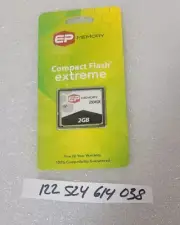 EP 2GB EXTREME Memory Card EPCF/2GB-266X COMPACT FLASH NEW FACTORY SEALED