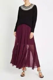 BNWT SASS & BIDE "The Vault" Maxi Skirt - Size 10 - $490