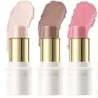 3 Pcs FAIR Contour Stick Set,Cream Blush & Highlighter Bronzer Pen,Long Lasti...