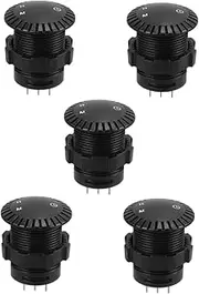 iplusmile 5pcs Car LED Clock Desk Clock Digital Auto Clock Small Clock Digital Car Accessory Digital Clock Tiny Clock Car Clocks for Dash Auto Dashboard Clock Truck Dashboard Clock Black
