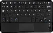 Universal Keyboard, Ultra Slim Bluetooth Keyboard, Multi Device Wireless Keyboard Built in Trackpad, Rechargeable Battery for Windows iOS Android Computer Desktop Laptop Phone
