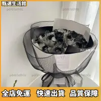 在飛比找蝦皮購物優惠-新品免運❀ 黑騎士玫瑰花束 黑色玫瑰花束 漸變黑色玫瑰花 香