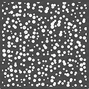CrafTreat Dot Stencils for Painting on Wall Art, Canvas, Furniture, Wood, Tiles, Journal Notebook and Crfating Room Decor - 6x6 Inches - Reusable Grimy Dots Stencil for Scrapbooking & Home Decor