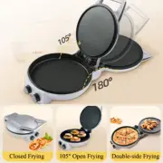 New 220V Electric 1500W Pizza Maker Oven With Timing Temperature Control Cooker