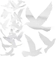 Luxshiny Removable Decorative Window Decals Static Stickers for Collision Bird Protection DIY Non Adhesive Door Stickers Easy Peel Off Design
