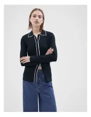 [Unison] Sporty Button Knit Through in Multi