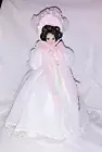 Elsie Massey Originals Springtime Victorian Ladies 12'' Porcelain Doll pink bow