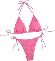 [UxicRuya] Two Piece Swimsuit Tankini Bikini Set for Travel Summer Beach