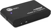 SIIG 4K120Hz HDMI 2.1 Capture Device for Gaming and Streaming - VRR and HDR Support - PS5, Xbox Series X/S, Switch (4K144 / 2K144 / Full HD 240) USB-C Gen-2 10Gbps, On-Board Scaling