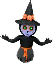 4ft Gemmy Airblown Inflatable Prototype Halloween Witch #550735